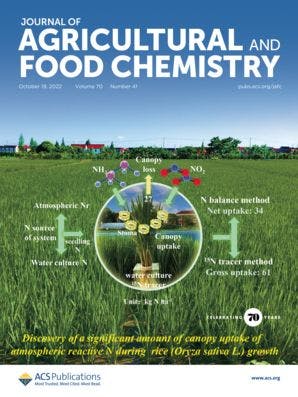 Journal of Agricultural & Food Chemistry Cover
