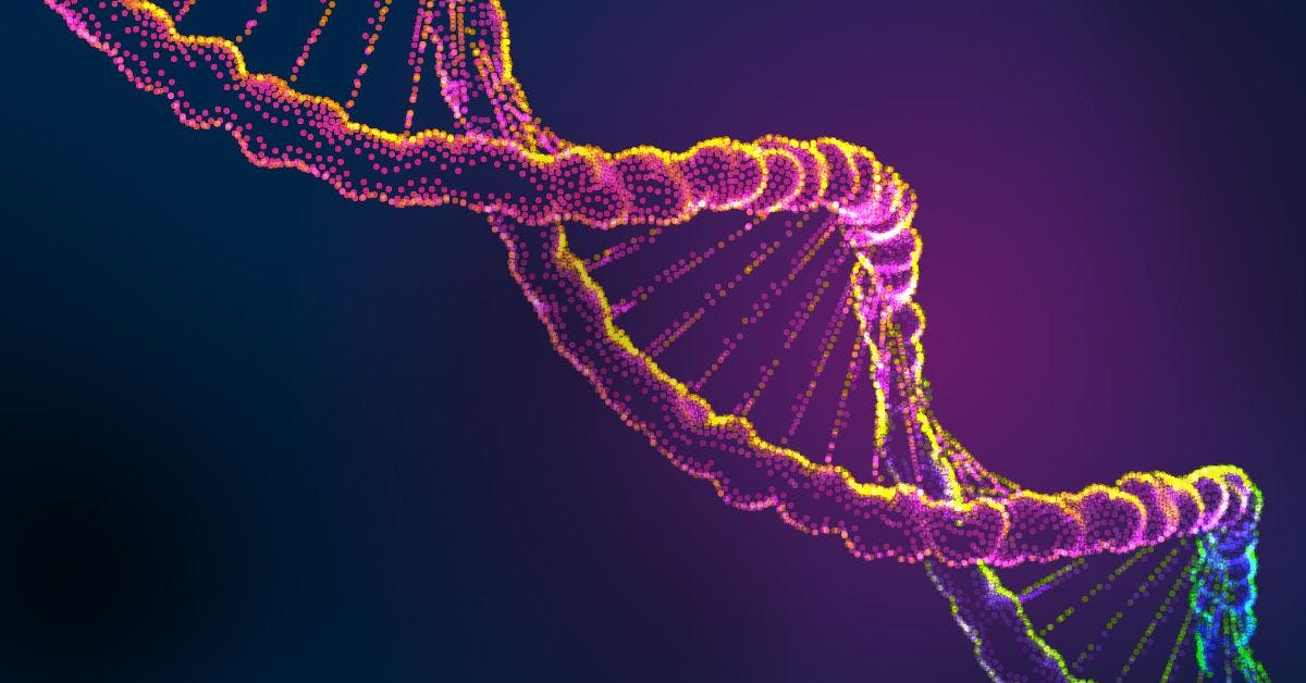 digital illustration of DNA