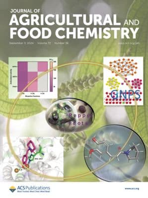 Journal of Agricultural and Food Chemistry Journal Cover