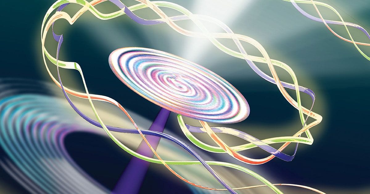 An image of a colorful lollipop.