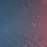 Abstract geometric background with a diagonal split between blue and red textures.