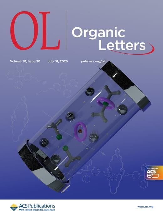 Organic Letters Journal Cover