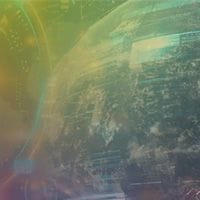 A digital rendering of Earth in space with glowing green and yellow hues, featuring overlaid circuitry patterns. It conveys a futuristic, tech-inspired theme.