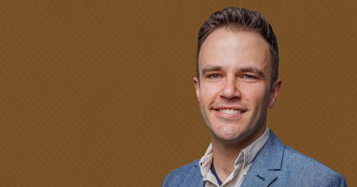 A headshot of Jamie Cripwell, Stellenbosch University