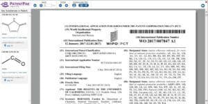 One of the 50 patents Carolyn Bertozzi appears on, courtesy of SciFinder® PatentPak®.