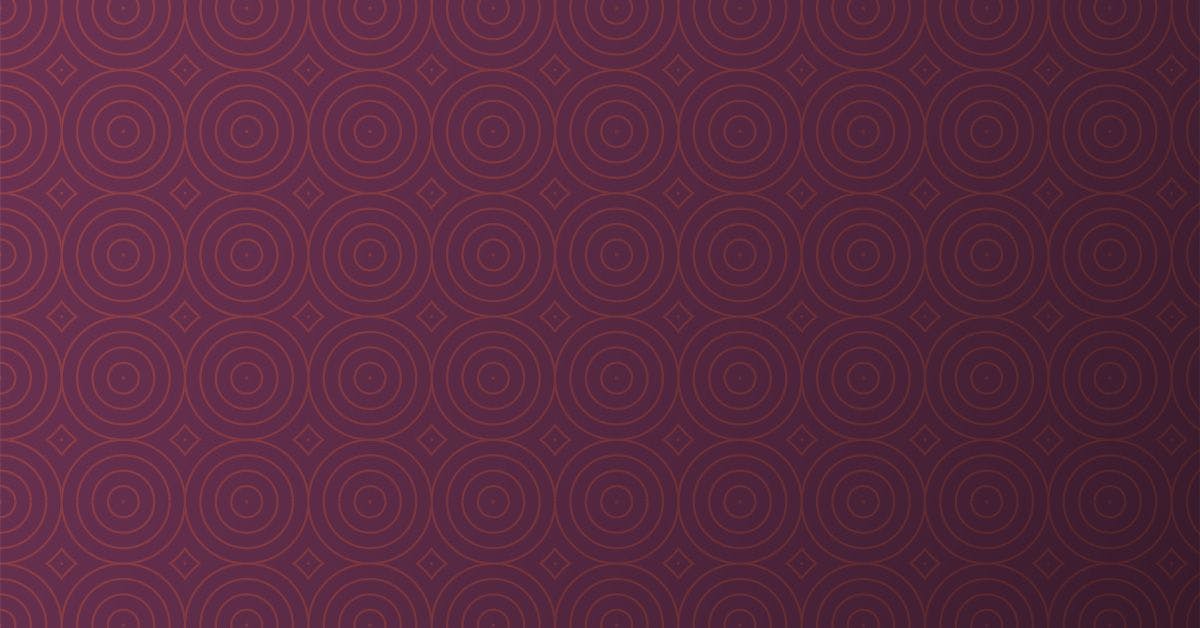 A purple background with circles on it.