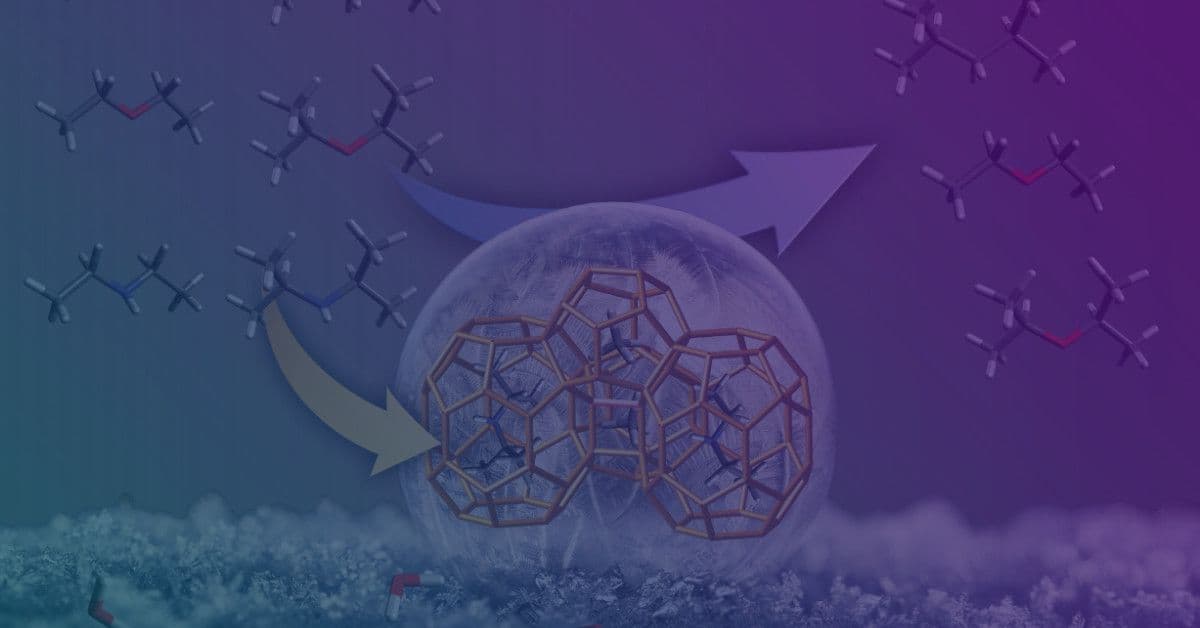 A collection of molecular structures, some contained within a bubble, some floating on the outside, with arrows flowing left to right, signifying integration and dynamic movement.