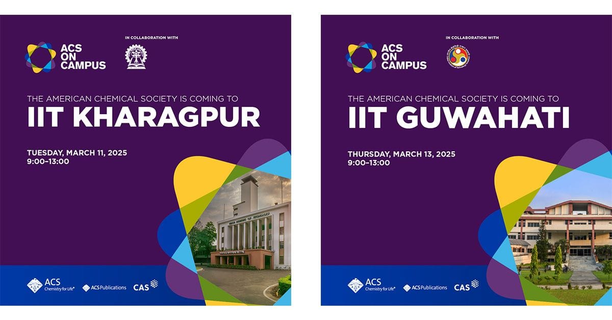 Join ACS at IIT Kharagpur on March 11 or IIT Guwahati on March 13 for an engaging half-day event.