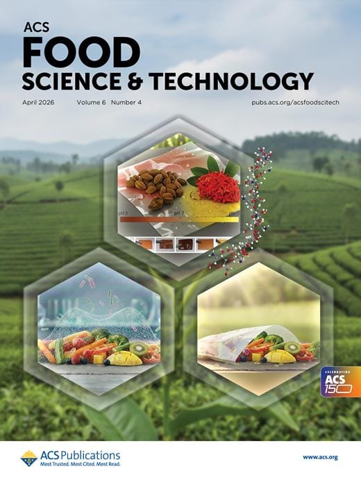 ACS Food Science & Technology Journal Cover