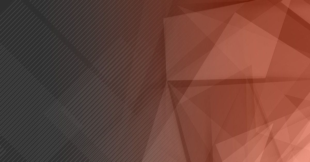 Abstract background with a gradient transition from dark gray to red, featuring geometric patterns with a textured overlay.