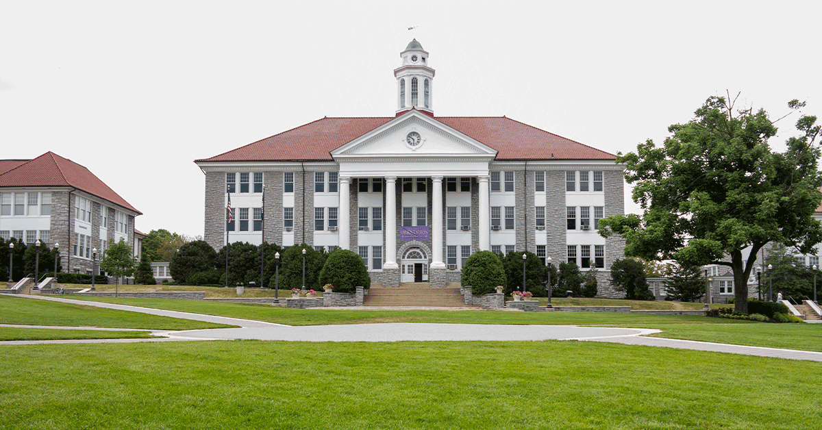 Stock photo of James Madison University Library