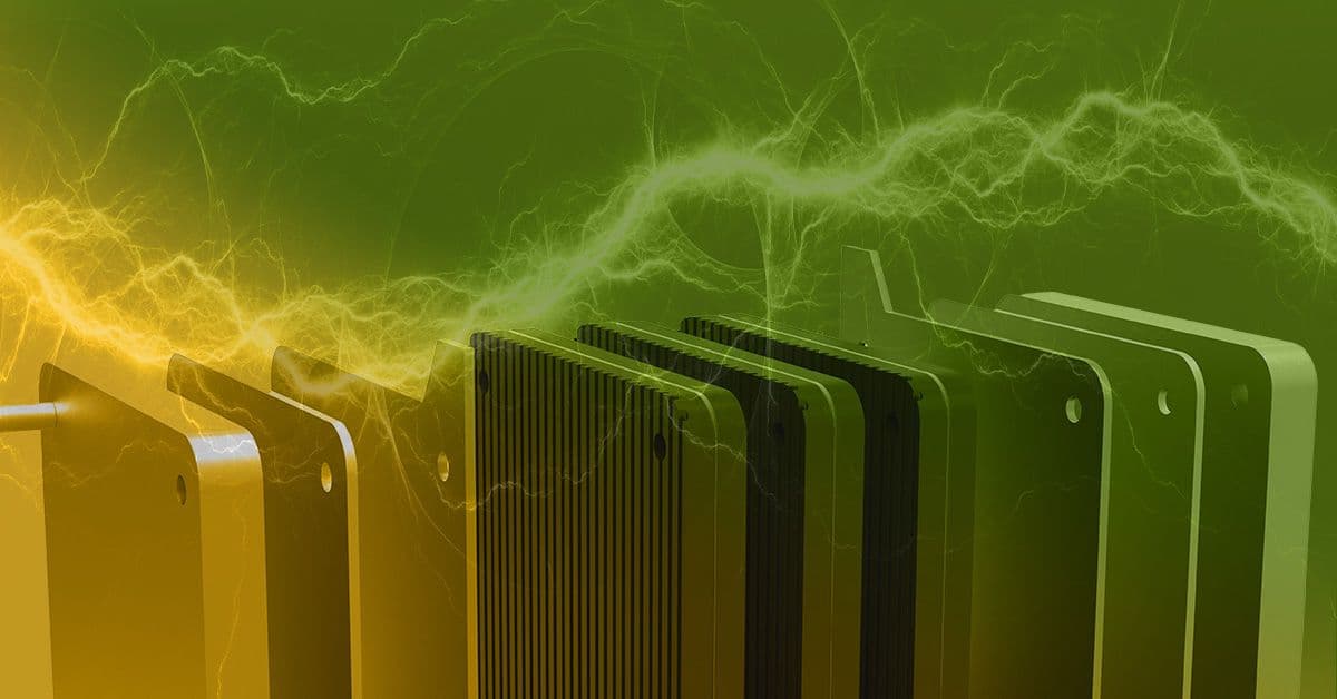 A group of electronic devices with lightning coming out of them.