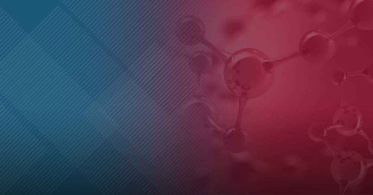 Abstract blue and red digital artwork