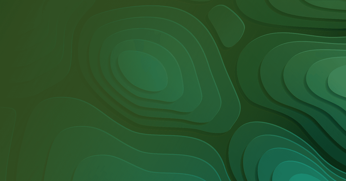 A green abstract background with wavy lines.