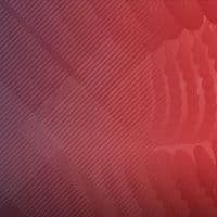 Abstract red background with overlapping wavy and straight line patterns creating a sense of texture and depth.