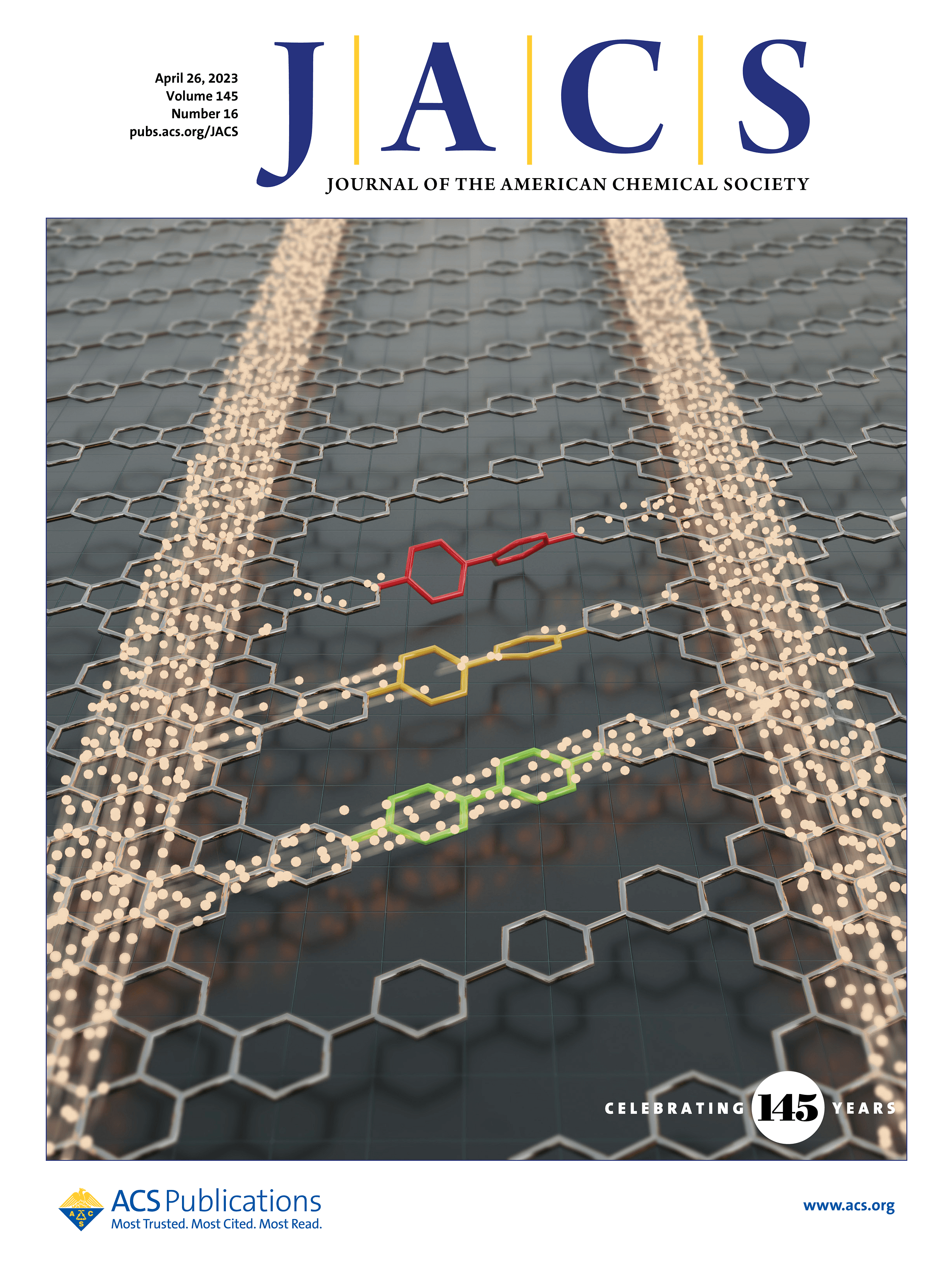 JACS Cover, Volume 145 Issue 16