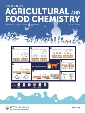 Journal of Agricultural and Food Chemistry Cover