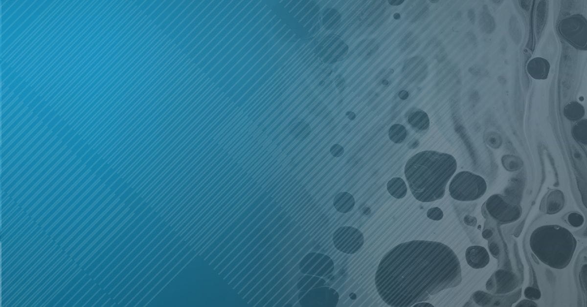 Abstract image featuring a blend of blue and gray tones with diagonal lines and circular patterns.