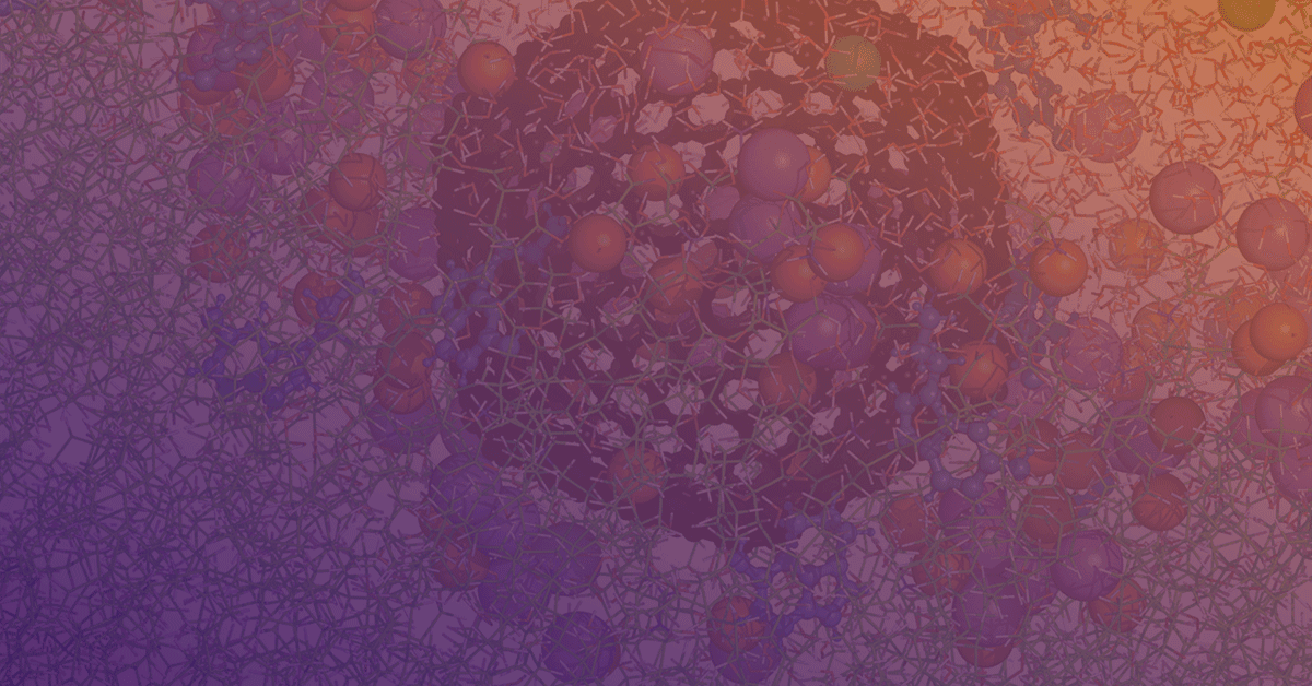 An abstract image of a purple and orange background.