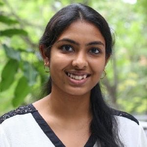 A headshot of Veena Ammanathan