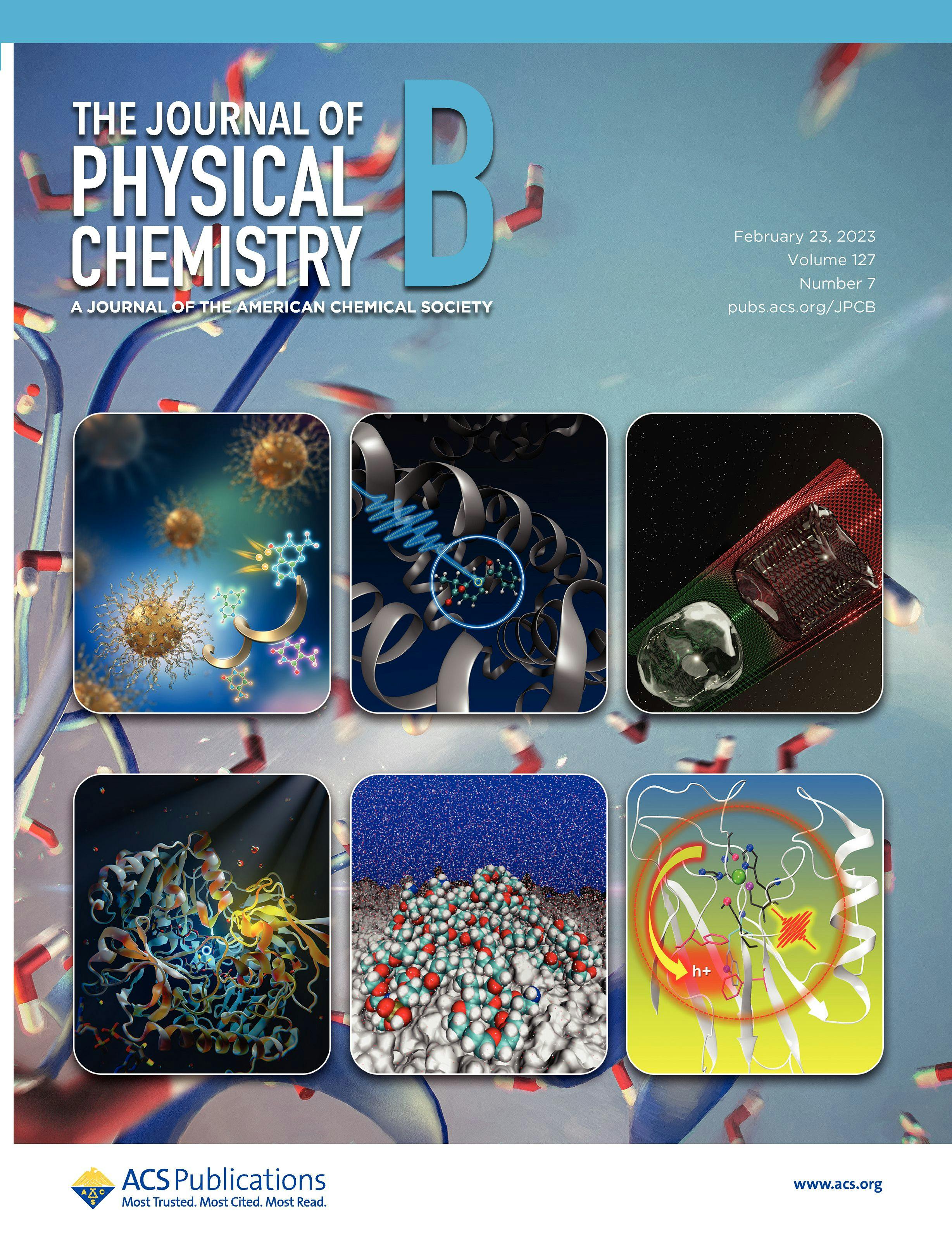The Journal of Physical Chemistry B journal cover
