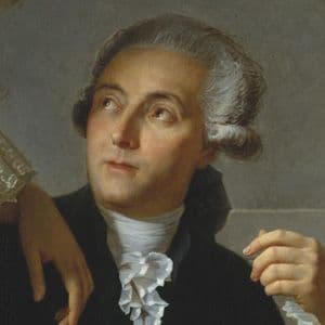 Detail from Portrait of Antoine-Laurent Lavoisier and his Wife by Jacques-Louis David
