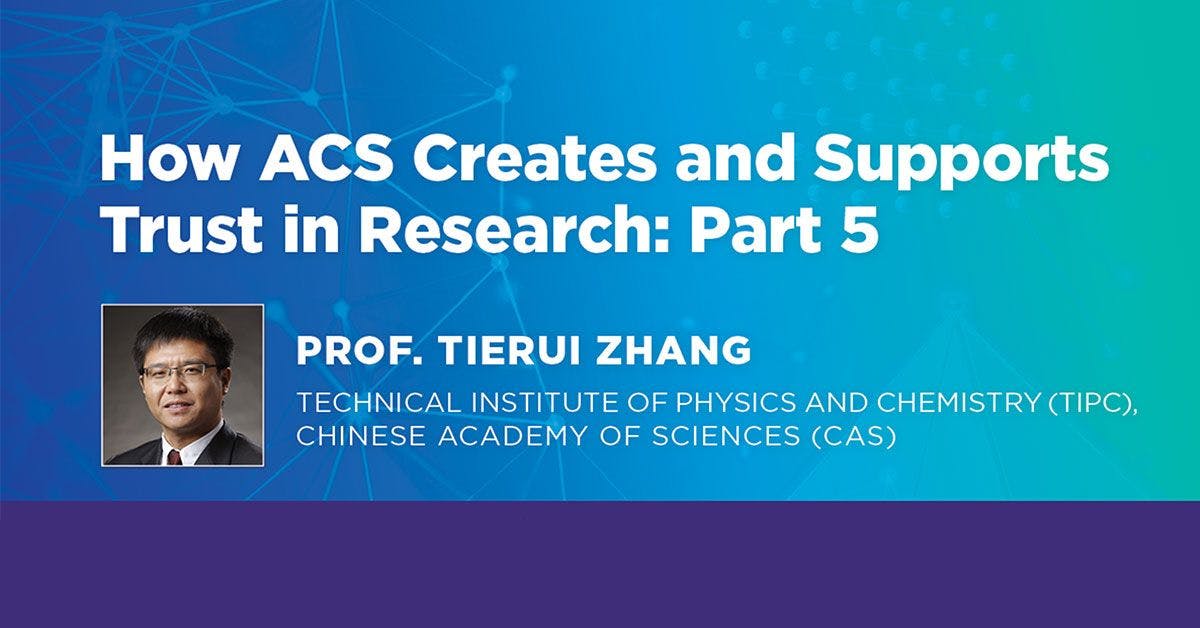 peer review week 2022 interview with Professor Tierui Zhang